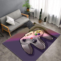 Kids Video Game Controller Gaming Area Rug Floor Mat