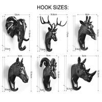 Multi-Purpose Resin Animal Shape Garment Hanger / Wall Hook