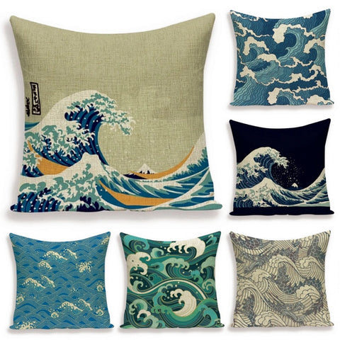 Wave Pattern Cushion - Large