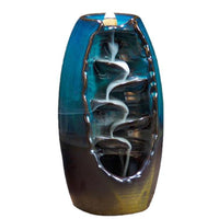 Cylindrical Stepped Waterfall Backflow Incense Burner