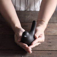 White / Black Modern Ceramic Bird Sculpture Figurines