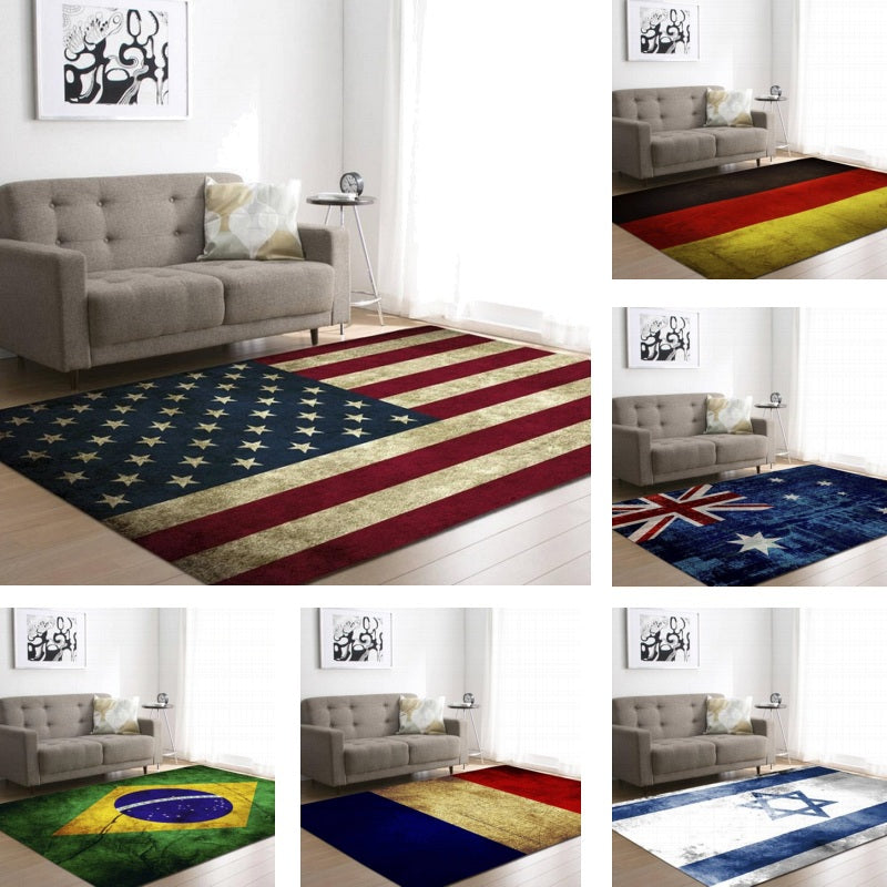 Country / National Flag Print Area Rug Floor Mat