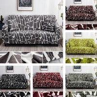 Abstract Crack Pattern Elastic Sofa Couch Cover