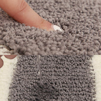 Footprint Shape Bathroom Rug Mat