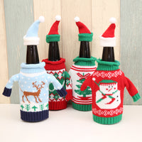 Knitted Ugly Christmas Sweater Beer Coozy