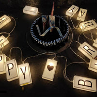 Battery-Power DIY Light Box Letters LED String Light