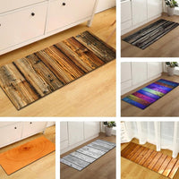 Natural Wood Print Door Mat / Floor Runner