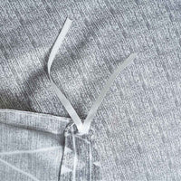 Gray 2/3-Piece Geometric Stripe Pattern Duvet Cover Set