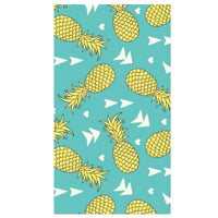 Quick-Dry Pineapple Print Microfiber Beach Towel