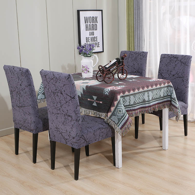 Abstract Splatter Pattern Dining Chair Cover