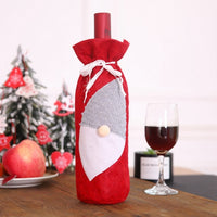 Decorative Christmas Wine Bottle Cover Bag