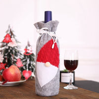 Decorative Christmas Wine Bottle Cover Bag