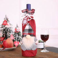 Decorative Christmas Wine Bottle Cover Bag