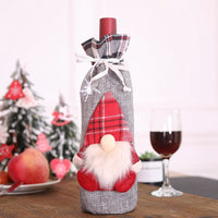 Decorative Christmas Wine Bottle Cover Bag