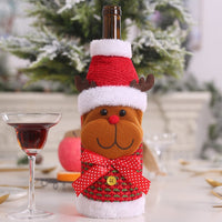 Decorative Christmas Wine Bottle Cover Bag