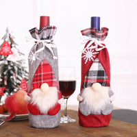 Decorative Christmas Wine Bottle Cover Bag