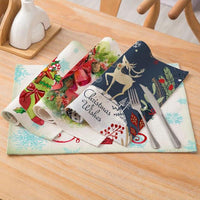 Traditional Christmas Print Table Placemat