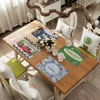 Traditional Christmas Print Table Placemat