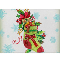 Traditional Christmas Print Table Placemat