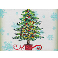 Traditional Christmas Print Table Placemat