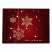 Red Merry Christmas Print Table Placemat