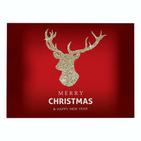 Red Merry Christmas Print Table Placemat