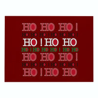 Red Merry Christmas Print Table Placemat