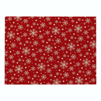 Red Merry Christmas Print Table Placemat