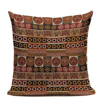 18" Multi-Color Ethnic Bohemian Pattern Throw Pillow Cover