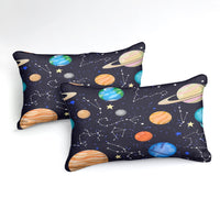 2/3-Piece Kids Space Constellation / Planet Duvet Cover Set