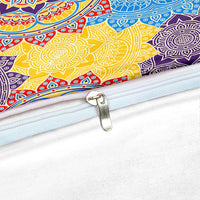 2/3-Piece Colorful Overlapping Mandala Duvet Cover Set