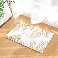 Multi-Color Tropical Leaf Print Door / Floor Mat