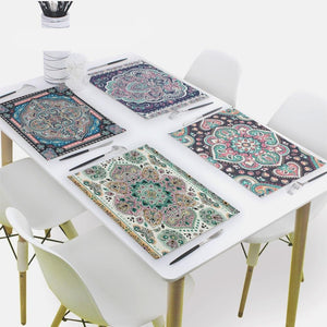 Multi-Color Retro Bohemian Mandala Table Placemat