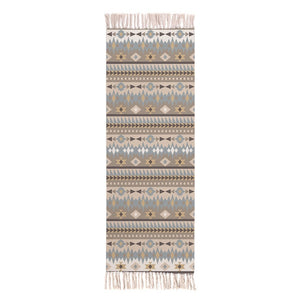 Woven Multi-Color Bohemian Pattern Accent Throw Rug