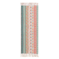 Woven Multi-Color Bohemian Pattern Accent Throw Rug