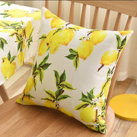 Yellow Lemon Fruit Pattern Waterproof Tablecloth
