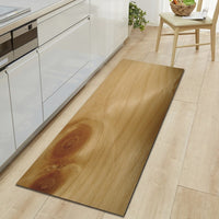 Natural Wood Print Door Mat / Floor Runner