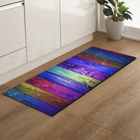 Natural Wood Print Door Mat / Floor Runner