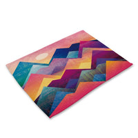 Abstract Geometric Pattern Scenic Table Placemat