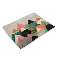 Abstract Geometric Pattern Scenic Table Placemat