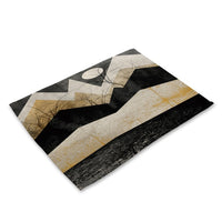 Abstract Geometric Pattern Scenic Table Placemat