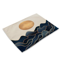 Abstract Geometric Pattern Scenic Table Placemat