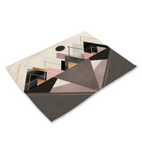 Abstract Geometric Pattern Scenic Table Placemat