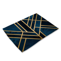 Abstract Geometric Pattern Scenic Table Placemat