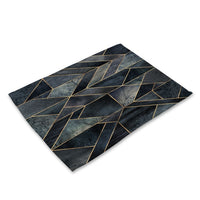 Abstract Geometric Pattern Scenic Table Placemat