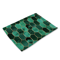 Abstract Geometric Pattern Scenic Table Placemat