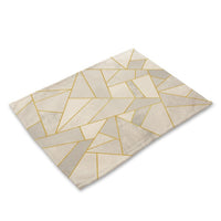 Abstract Geometric Pattern Scenic Table Placemat