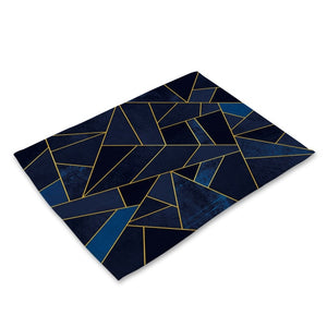 Abstract Geometric Pattern Scenic Table Placemat