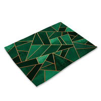 Abstract Geometric Pattern Scenic Table Placemat