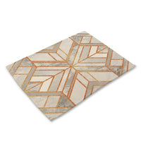 Abstract Geometric Pattern Scenic Table Placemat